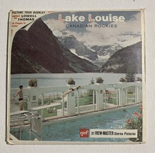 View-Master LAKE LOUISE Canadian Rockies A007 - 3 Reel Set Booklet