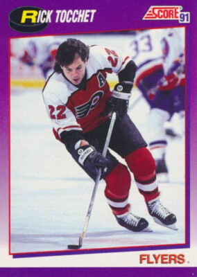 1991-92 Score American #9 RICK TOCCHET - Philadelphia Flyers
