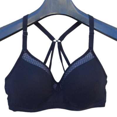 34B BLK Warners RM9251A Make a Move Wirefree No Bounce Contour Bra FREE SHIP EUC