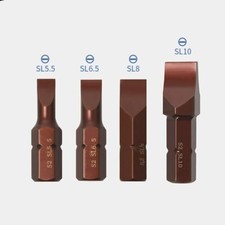 SL5.5/6.5/8/10mm Tip 5/16 (8mm) Shank Slotted...
