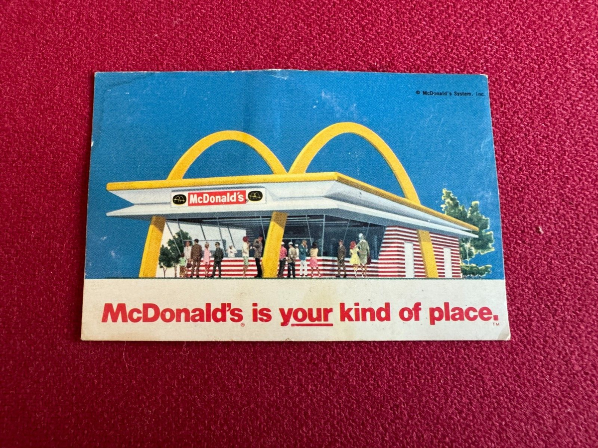 1960's, McDonald's, 