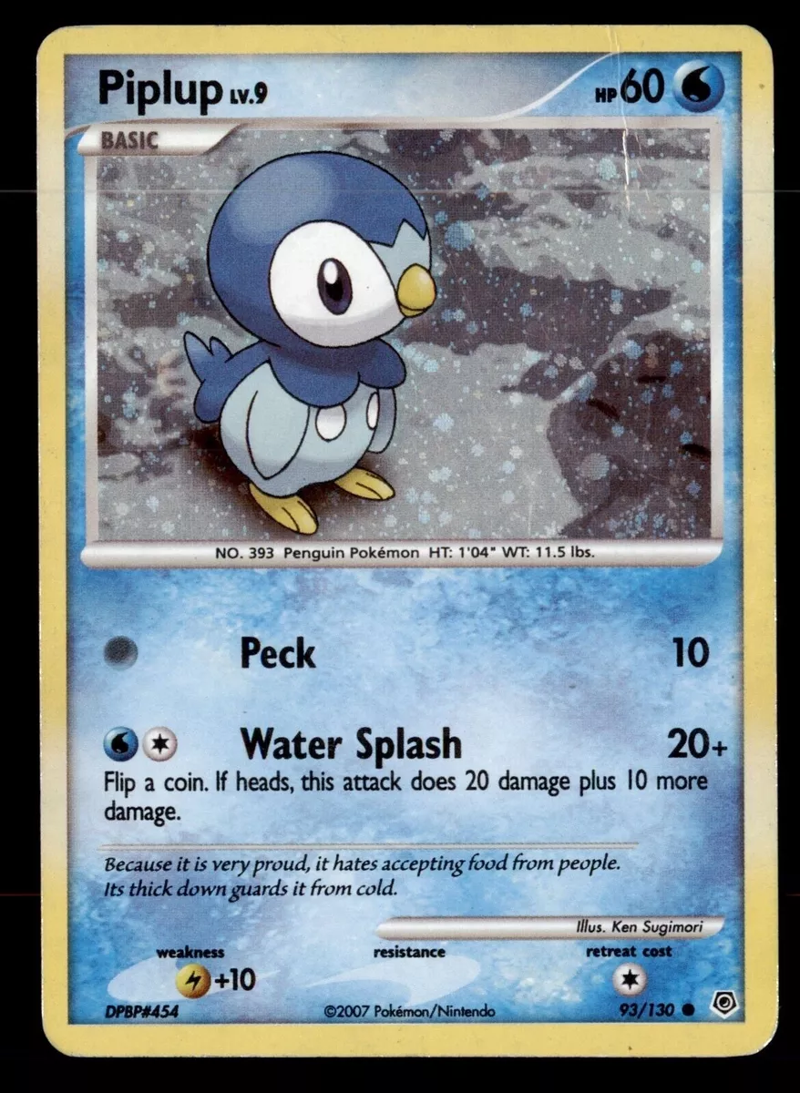  Pokemon - Piplup (93) - Diamond & Pearl : Toys & Games