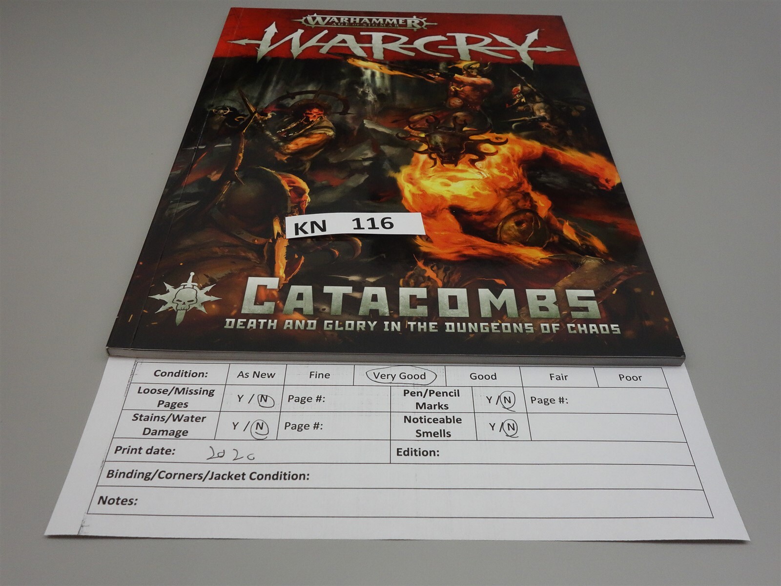 Warhammer: Age of Sigmar - Warcry book - Catacombs | eBay