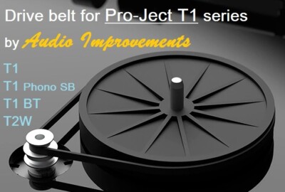 Pro-Ject T1 series Genuine AUDIO IMPROVEMENTS drive belt