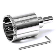 1.5" Diamond Hole Saw 38mm Ceramic Tile Drill Bit Center Pilot for Stone Glass
