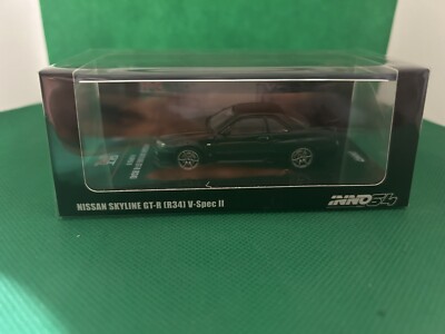 Inno64 Nissan Skyline GT-R R34 V Spec II NUR Black 1/64