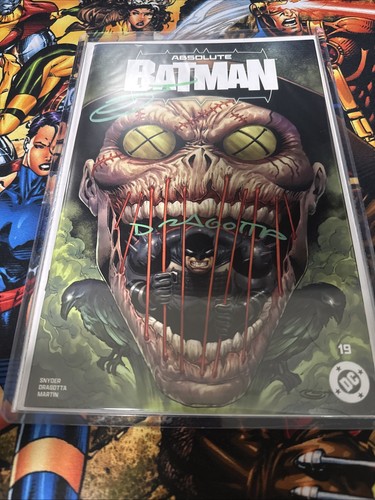 DC Comics Absolute Batman #19 Foil Variant 2x Signed by Dragotta & Synder W/Coa