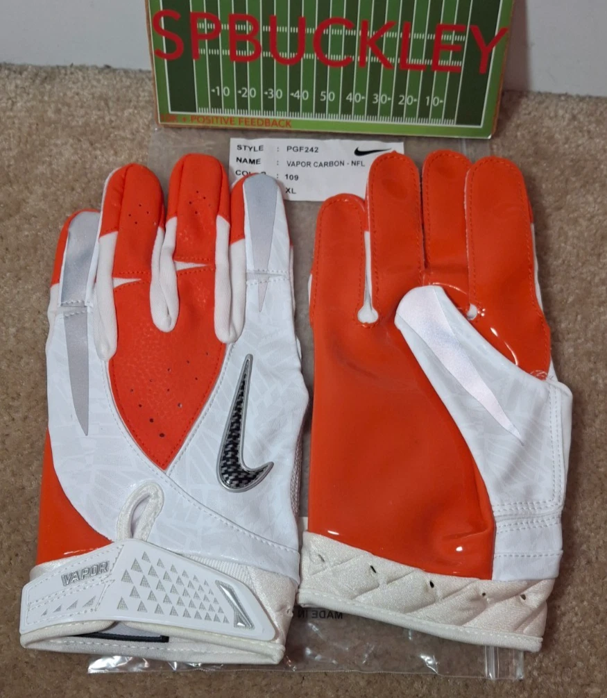 Orange Nike Football Gloves for sale - eBay