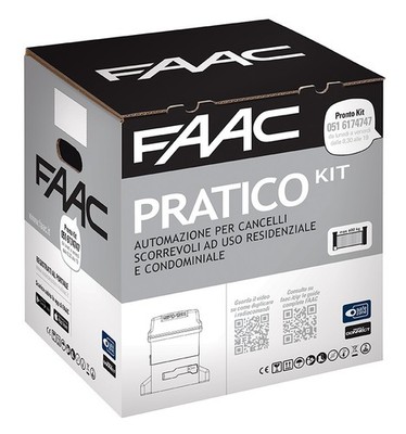 FAAC Praktisches Kit 746C Automatische Hydraulik Schiebetor 600KG 230V FAAC SAFE