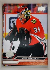 2023-24 Upper Deck Hockey #40 Petr Mrazek Chicago Blackhawks Series 1 NM