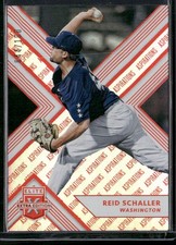 2018 Panini Elite Extra Edition #110 Reid Schaller Aspirations Orange #/100