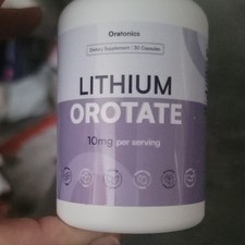 Oratonics Lithium Orotate 10 mg Capsules Diet...