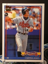 2026 Topps Series 1 Chipper Jones #T91-13 Atlanta Braves 1991