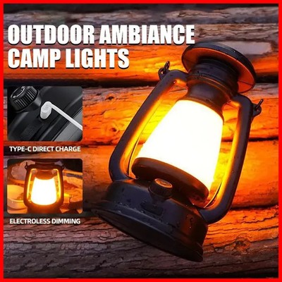 Horse Light Charging Decoration Atmosphere Light Retro Led Desk Lamp Outdoor...