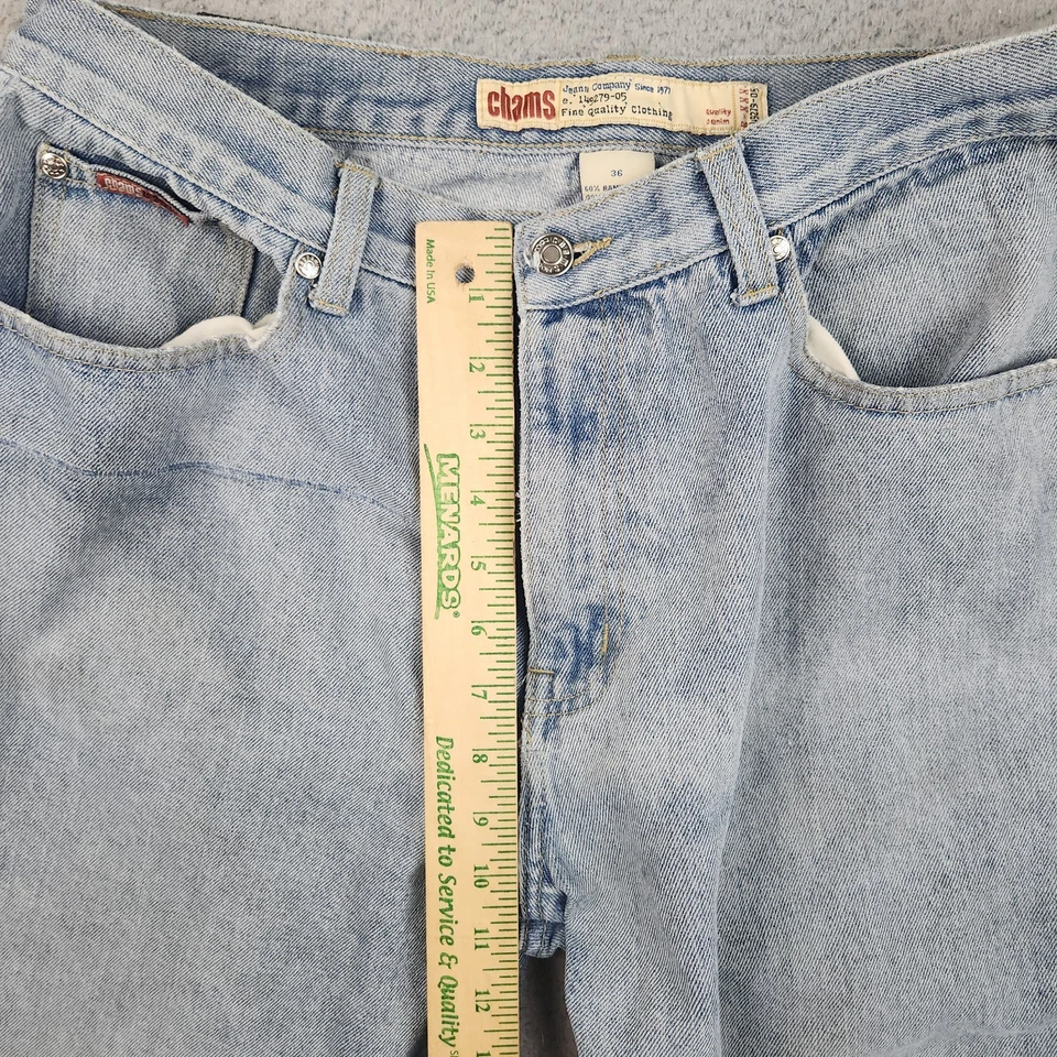 Y2K Baggy Jeans Men's Size 36 Skater Cyber Grunge Hip Hop Rave Vintage Denim - Image 4 of 4