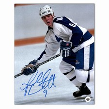 Russ Courtnall Autographed Toronto Maple Leafs Away 8x10 Photo