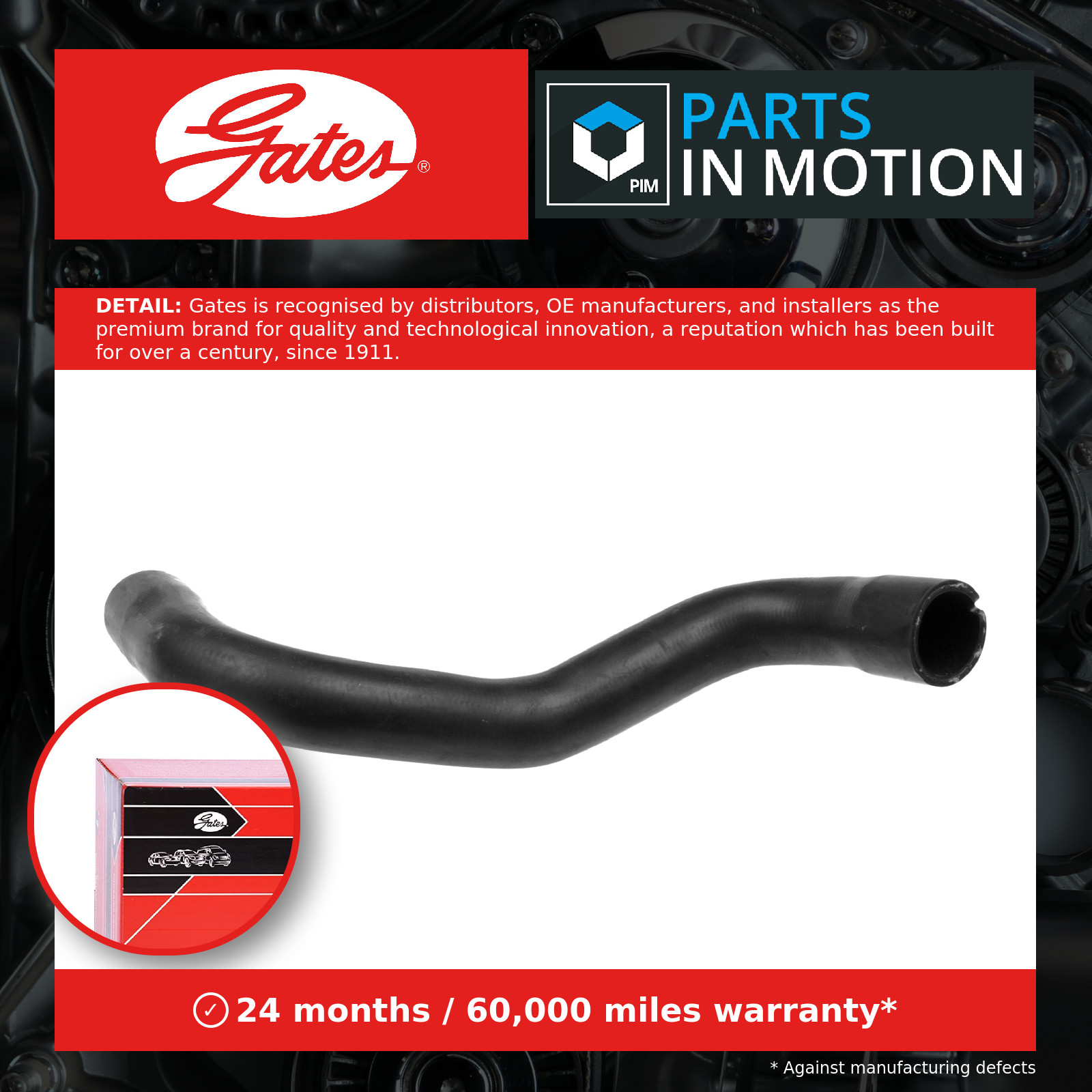 RADIATOR HOSE 05-4065 FOR VAUXHALL CORSA/Mk/III/VAN CORSAVAN OPEL A12XEL 4cyl - Image 9
