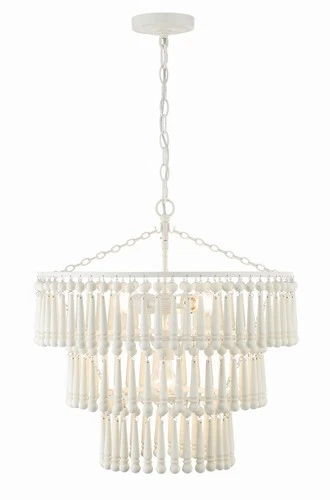 Tiana 3-Light Pendant in Matte White - Picture 1 of 8