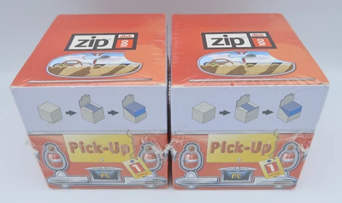 2 X Sealed Pack of 10 IOMEGA 100 Zip Disks PC Formatted Zip Disks (Floppy Disk)