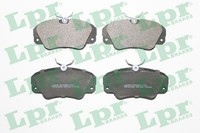 LPR Bremsbelagsatz Scheibenbremse 05P449 FüR V94 Opel V88 V87 Omega Senator F35