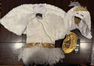 Posh Peanut 4T Girls Swan Halloween Costume