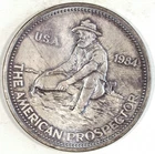 1984 Engelhard 1 oz .999 Silver Round American Prospector ☆ Envelope toned ☆ 310