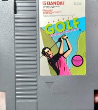 Rare Original Vintage 1985 NES Nintendo Bandai Golf Challenge Pebble Beach Game 