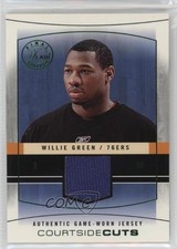 2003-04 Flair Final Edition Courtside Cuts Jerseys Willie Green #CC-WG 0qr0