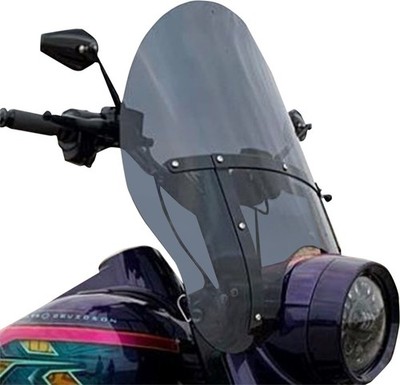 KLOCK WERKS Flare Billboard Windschild 20'' D Smoke f. Harley FLHC FLDE 2018-