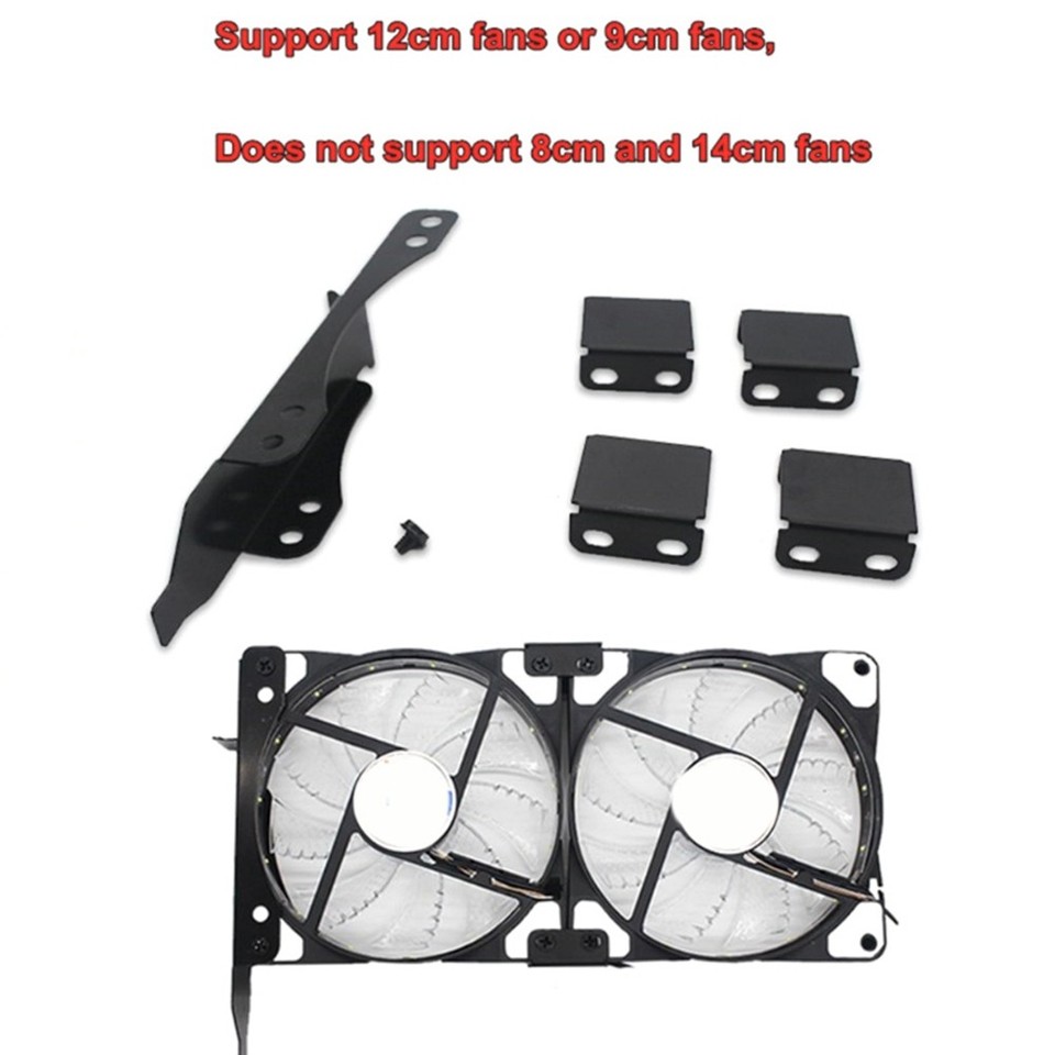 3X(3 Fan Mount Rack PCI Slot Bracket for Video Card with Support 90MM ...