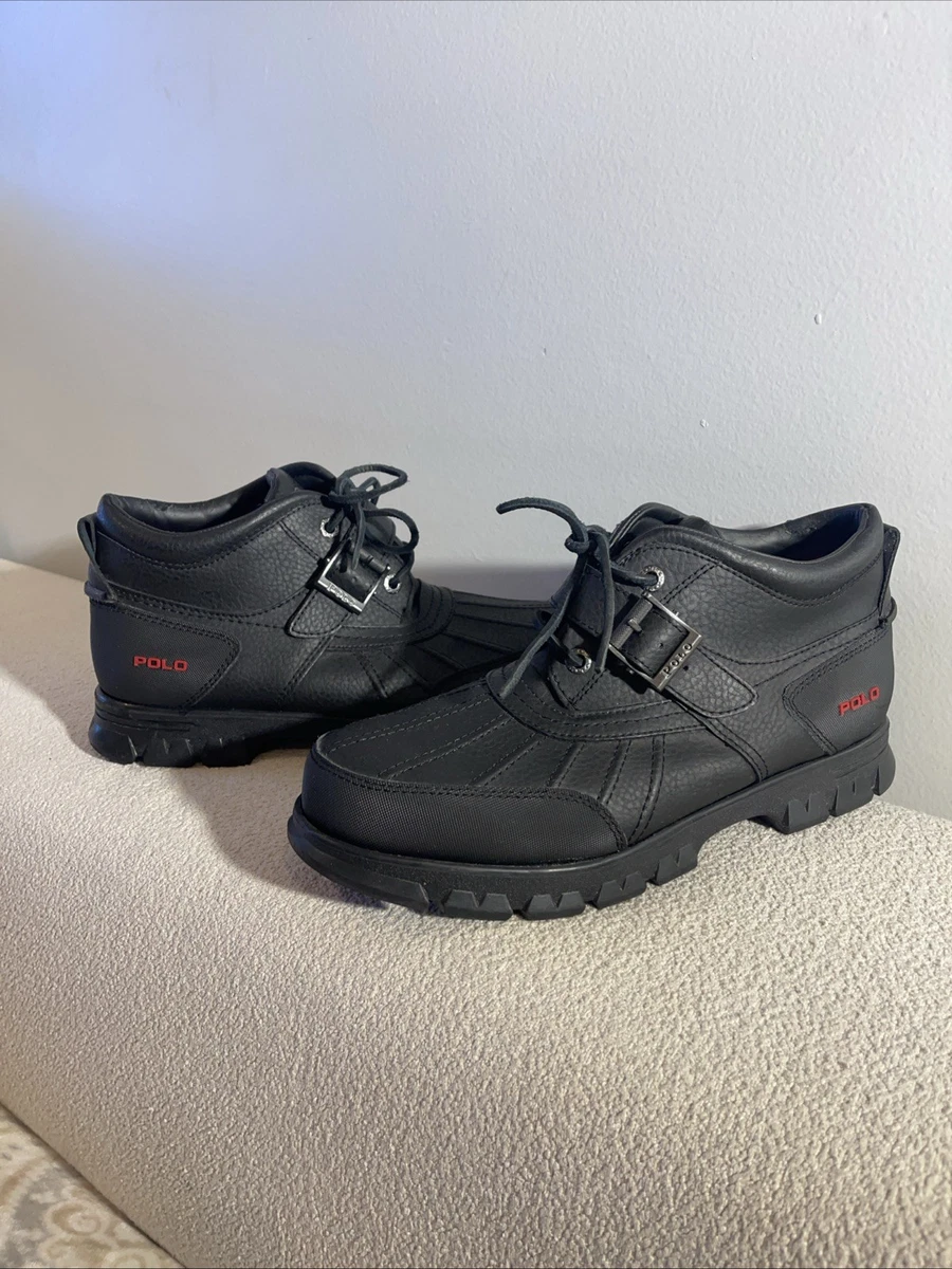 Polo Ralph Lauren Red Ankle Boots for Men for Sale | Shop  display picture 3