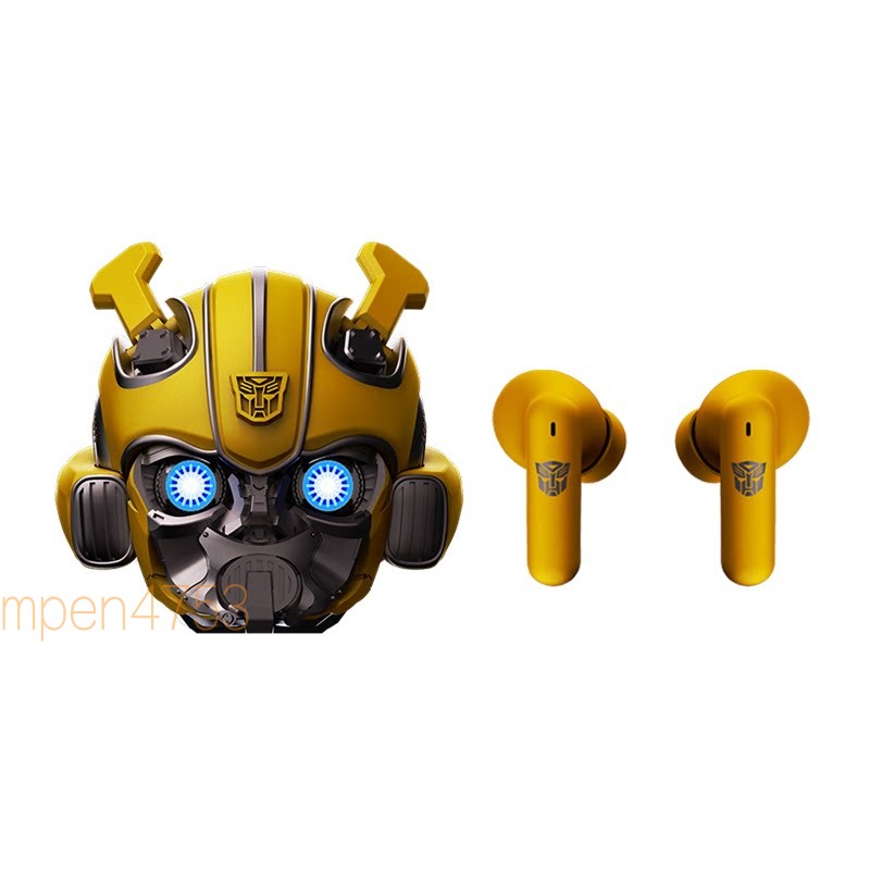 Bumblebee Wireless Bluetooth Headphones Alloy Figure Gift 10cm Noise Cancelling