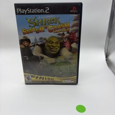 Shrek: Smash n' Crash Racing (Sony PlayStation 2, 2006) Complete CIB W/ Manual
