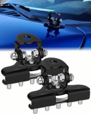 Led Pod Light Mounts, 304 Stainless Steel Universal LED Light Bar Black