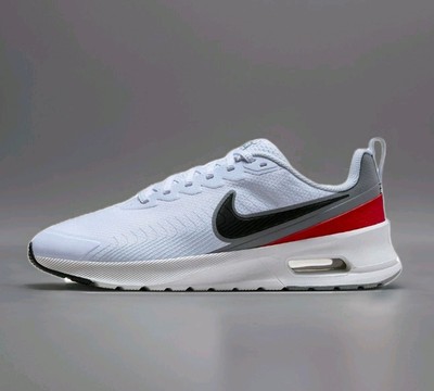 Nike Air max Nuaxis White Red Running Shoes FD4329 002 Men’s Sz 13 NEW Men main image 2