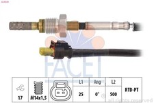 Abgastemperatursensor 22.0220 FACET für JEEP WRANGLER III CHEROKEE