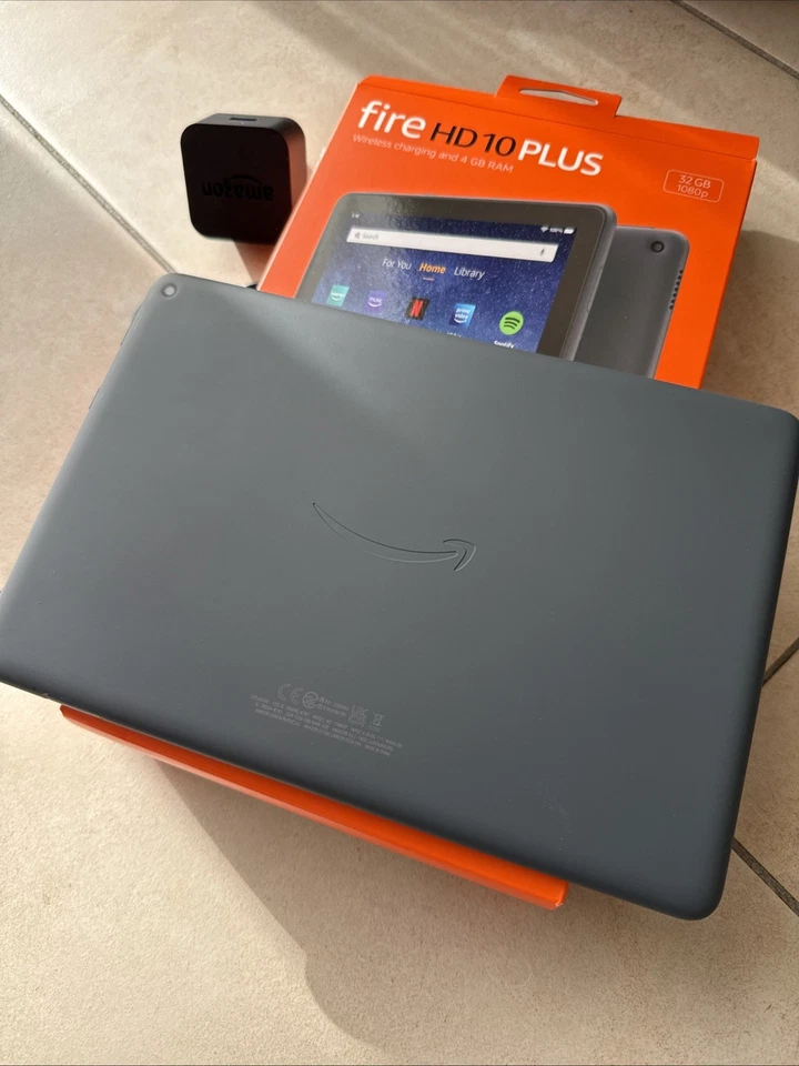Amazon Fire HD 10 Plus (11. Gen) 32GB, Wi-Fi, 10,1 Zoll - Schiefergrau - Bild 4 von 4