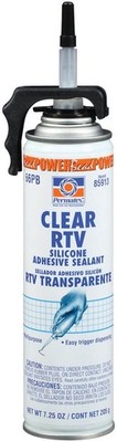 Silicone Adhesive Sealant w/ Trigger Point Nozzle for Glass Plastic Metal Etc