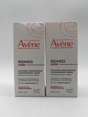 2x AVENE REDNESS EXPERT SOOTHING MOISTURIZING CREAM 1oz EA EXP 4/28 NEW MR 1244