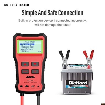  Ancel BST 100 12V Batterietester Digital PKW KFZ Diagnosegerät Akku Testgerät