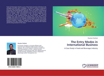 The Entry Modes in International Business Shankar Chelliah