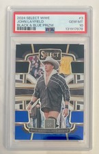 2024 John Bradshaw Layfield PSA 10 Panini  Select WWE #3 Black & Blue Prizm /399