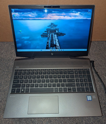 HP ZBook 15v G5 4NL20UT#ABA Intel Core i7-8750H CPU @ 2.2GHz 24GB Ram 500GB NVMe