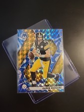 Aaron Rodgers,  Blue Prizm, 2025 Mosaic