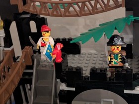 Vintage (1991) LEGO Pirates set 6273 Rock Island Refuge -  RARE