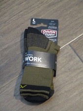 DARN TOUGH JOHN HENRY MIDWEIGHT MICRO CREW WORK SOCKS IN TIMBER SIZE MEDIUM