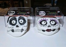 NWT- Day Of The Dead Skull Mask LOT Of 2 HALLOWEEN Party DRESS UP MALE FEMALE