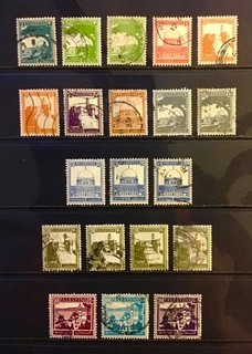 PALESTINE good early used British Mandate lot to 200m. unchecked (20)
