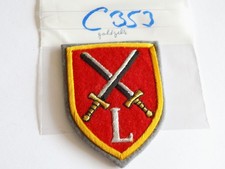 Bundeswehr Verbandsabzeichen L mit goldgelb Offizier (c353)