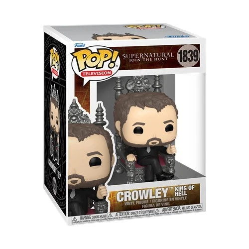 *IN HAND* Funko Pop! Premium TELEVISION SUPERNATURAL Crowley King Of Hell #1839